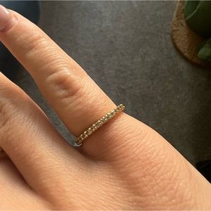 14K Gold and Diamond Ring Size 5
